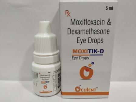 Moxitik-D | Moxifloxacin HCl 0.5% + Dexamethasone 0.1%