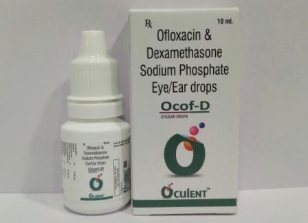 Ocof-D | Ofloxacin 0.3% + Dexamethasone 0.1% + Hydroxypropyl Methylcellulose 0.25%