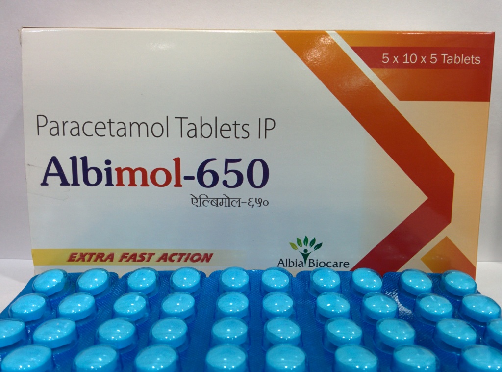ALBIMOL-650 TAB. | Paracetamol 650 mg