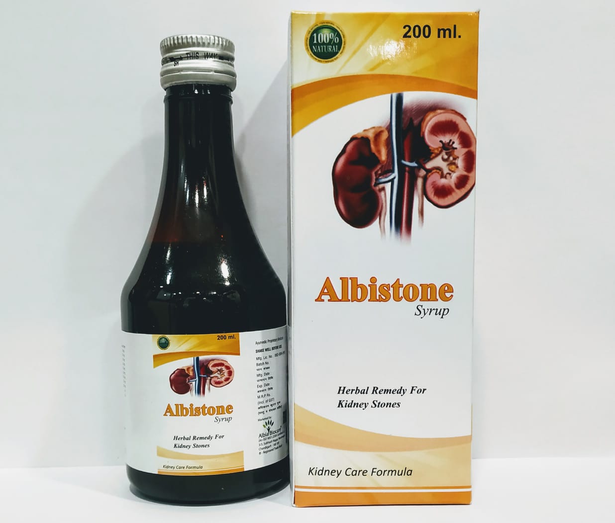 ALBISTONE Syrup | Herbal Stone Removing Syrup