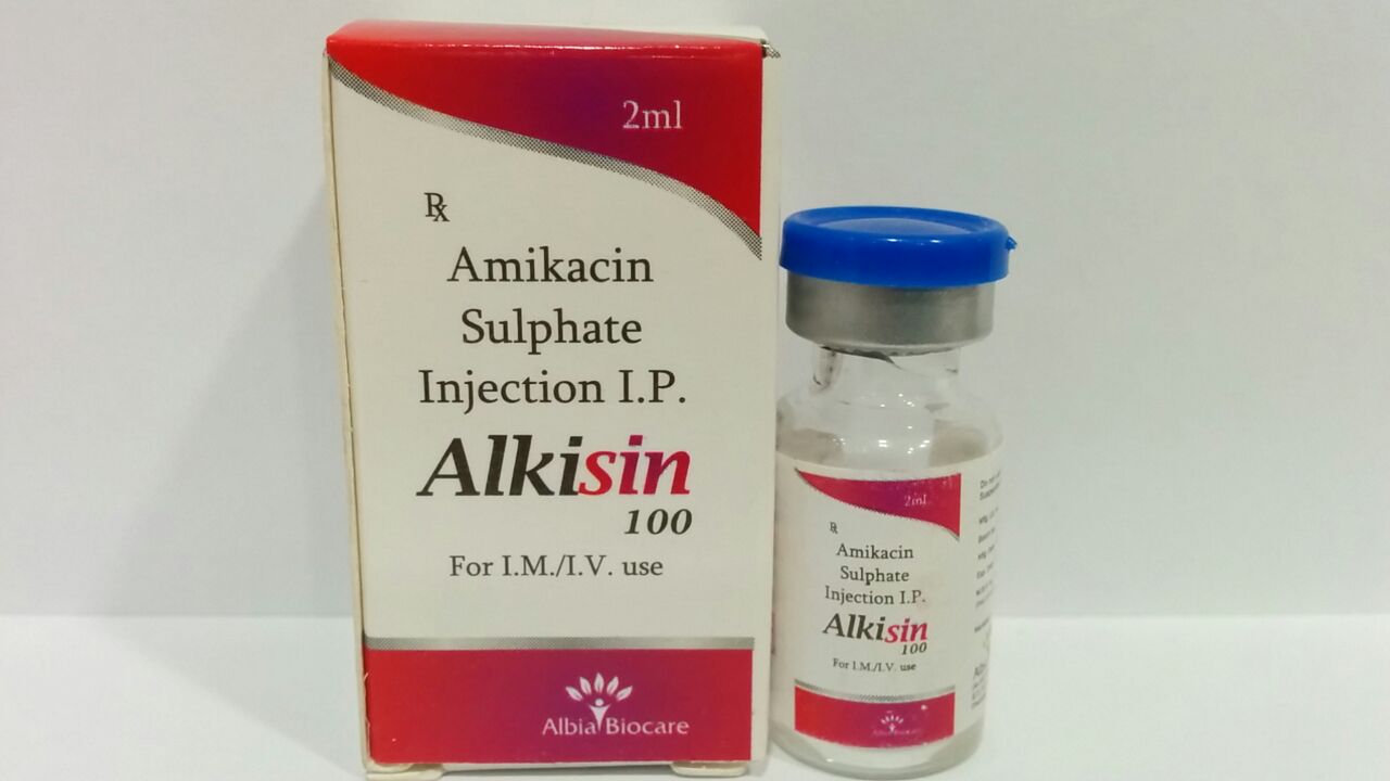 ALKISIN-100 | Amikacin -100 mg (2 ml)