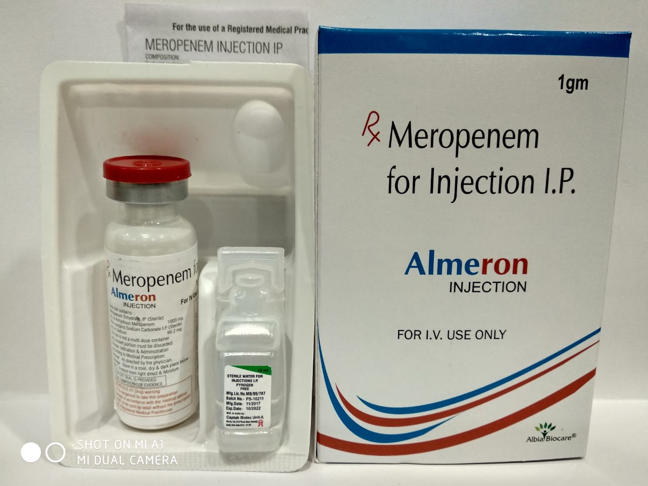 ALMERON  Inj | Meropenem 1 gm + WFI