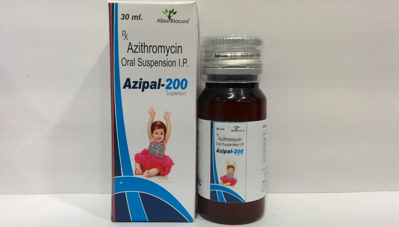 AZIPAL-200 SUSP. | Azithromycin 200 mg (per 5 ml)