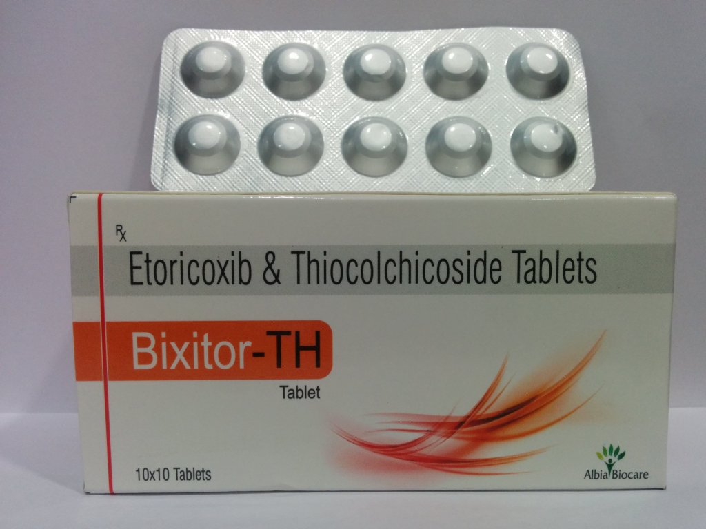 BIXITOR - TH TAB. | Etoricoxib 60mg + Thiocolchicoside 4mg (Alu-Alu)