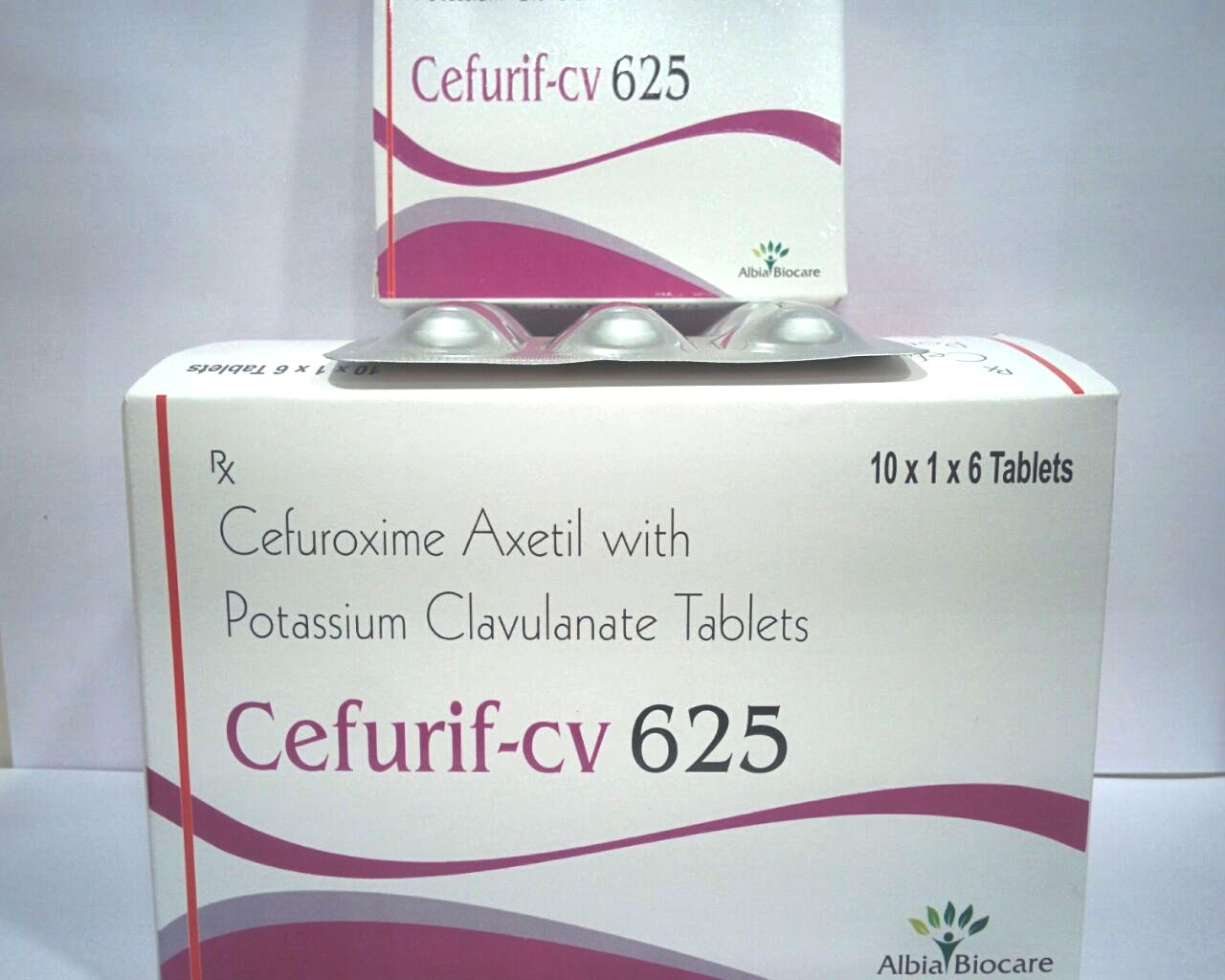 CEFURIF-CV 625 TAB. | Cefuroxime 500mg + Clavulanic Acid 125mg (Alu-Alu)
