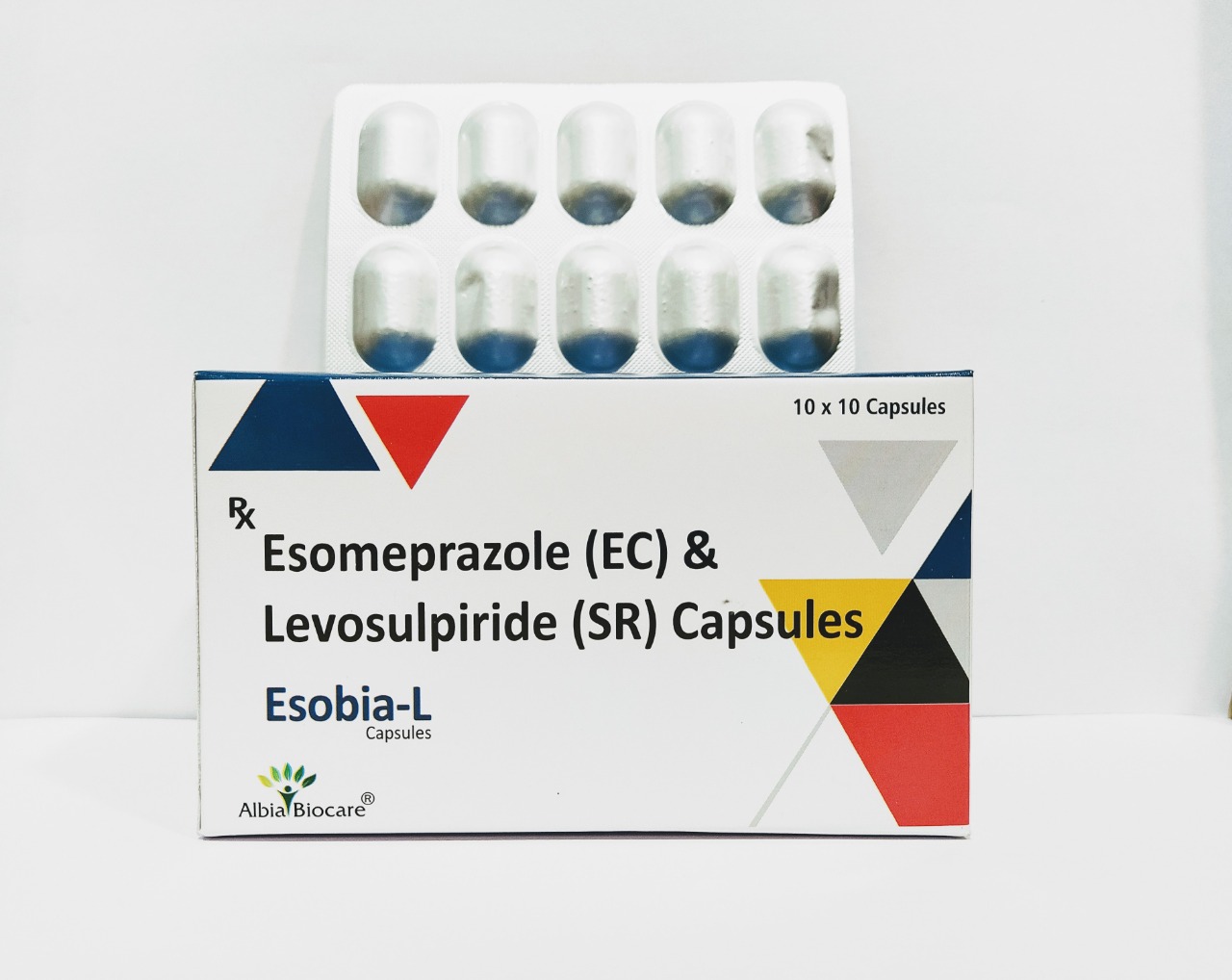ESOBIA-L Capsule | Esomeprazole 40 mg + Levosulpiride 75mg 