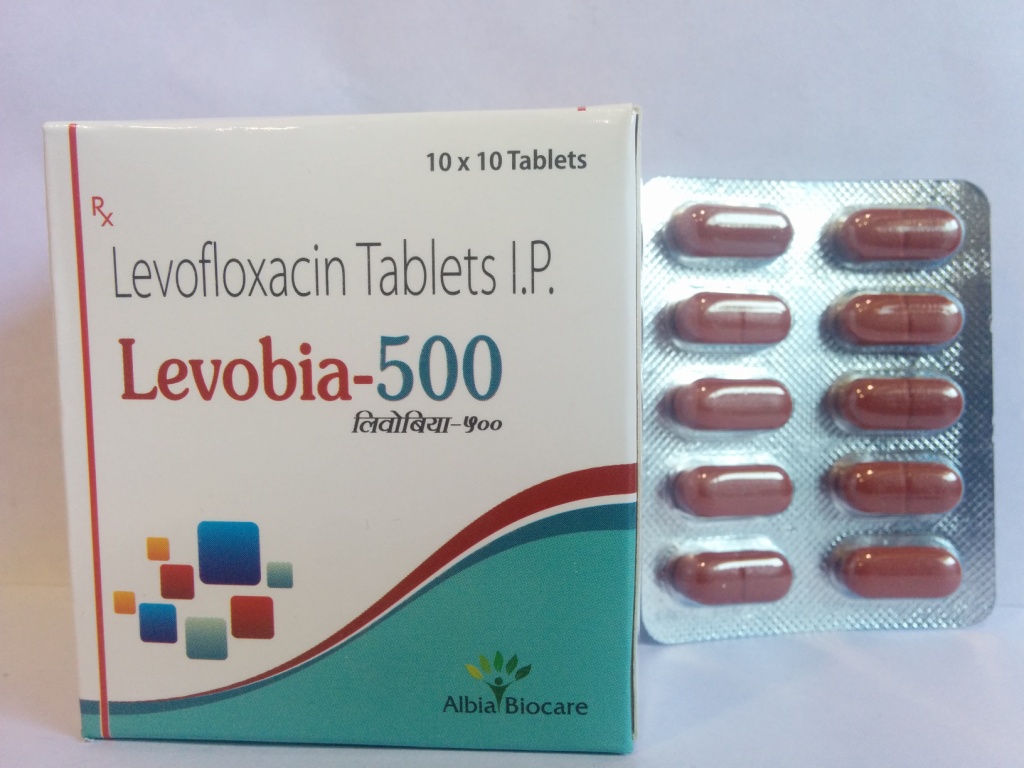 LEVOBIA-500 TAB. | Levofloxacin 500mg (Alu-Alu)