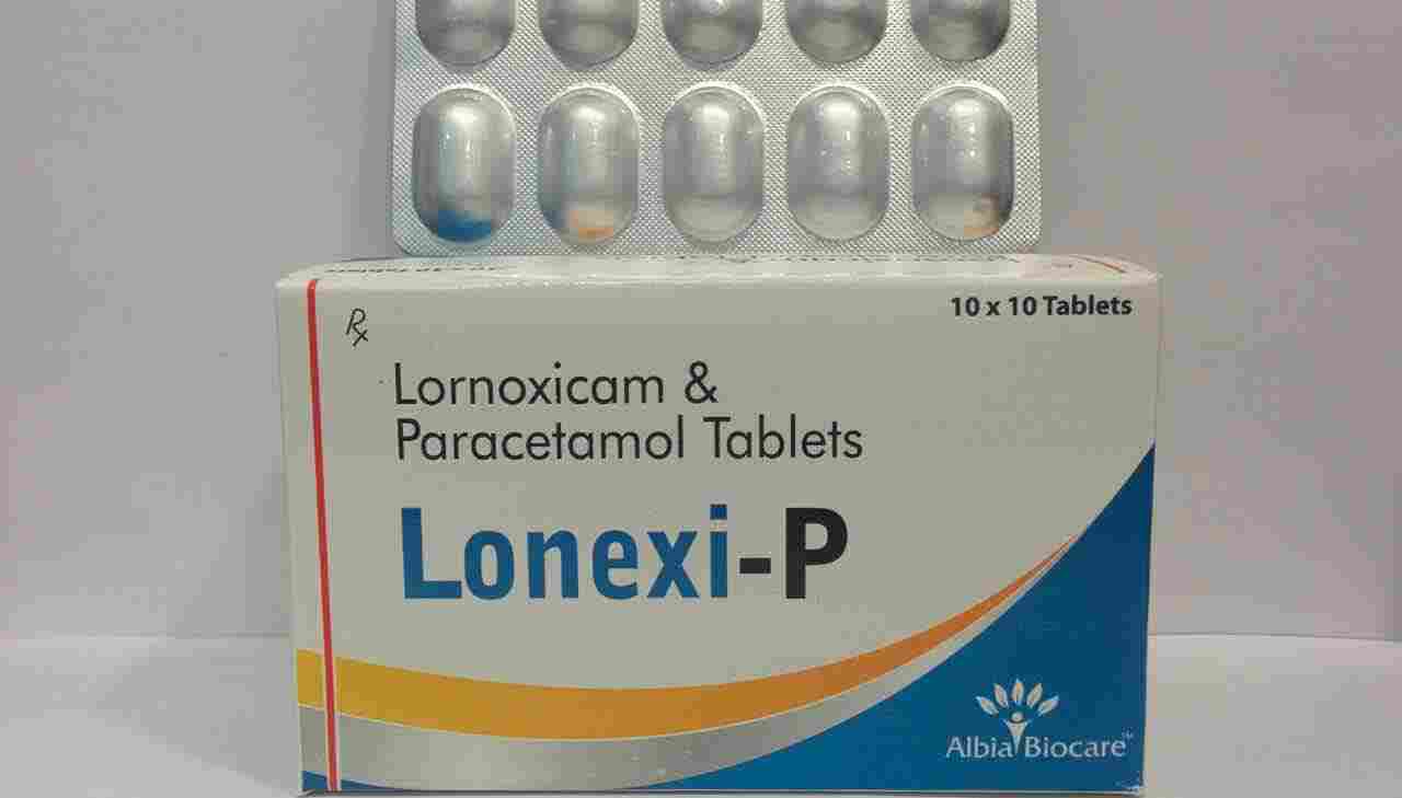 LONEXI-P TAB. | Lornoxicam 8mg + Paracetamol 325mg