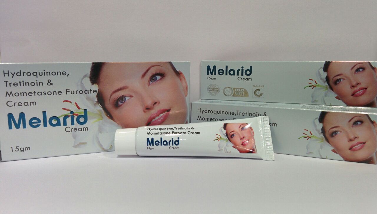MELARID Cream | Hydroquinone 2% w/w + Mometasone Topical 0.1% w/w + Tretinoin Topical 0.025% w/w