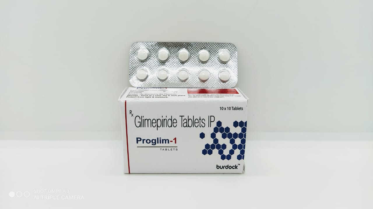 PROGLIM-1 | GLIMEPIRIDE 1mg