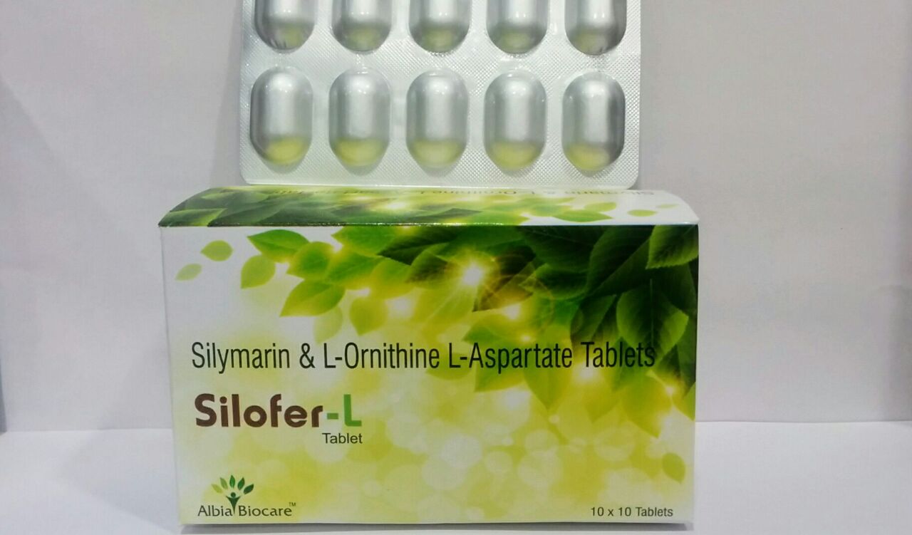 SILOFER-L TAB. | Silymarin 140 mg + L-Ornithine L-Aspartate 250mg (Alu-Alu)