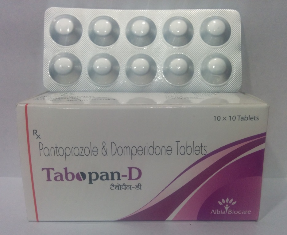 TABOPAN-D TAB. | Pantoprazole 40 mg + Domperidone 10 mg (Alu-Alu)