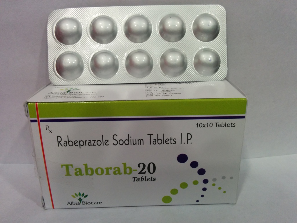 TABORAB-20 TAB. | Rabeprazole 20 mg (Alu-Alu)