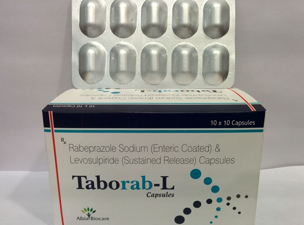 TABORAB-L CAP. | Rabeprazole 20mg + Levosulpiride 75mg (SR) (Alu-Alu)