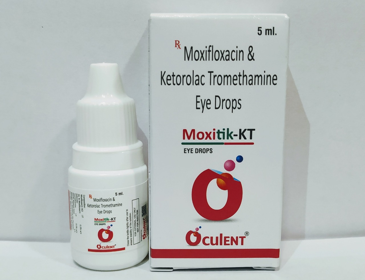 Moxitik-KT | Moxifloxacin HCl 0.5% + Ketorolac Tromethamine 0.5%